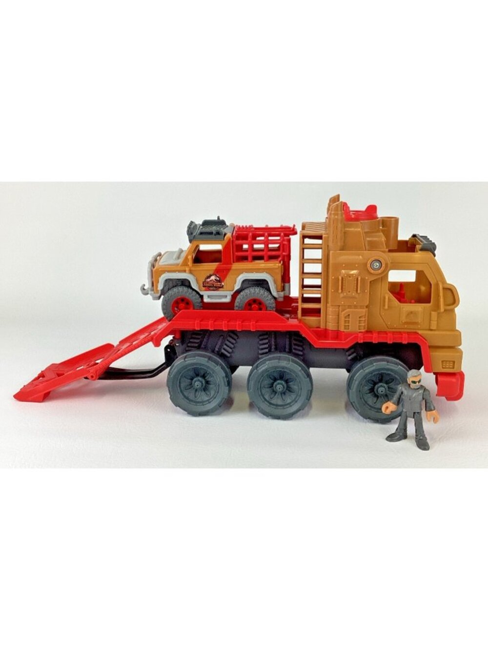 Imaginext Jurassic World Camp Cretaceous Dinosaur Hauler Jeep 2017 Fisher Price